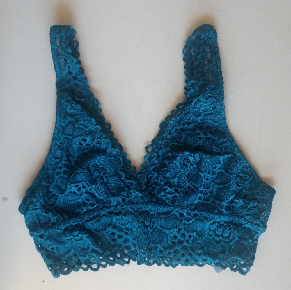 Aerie Blue Lace Bralette